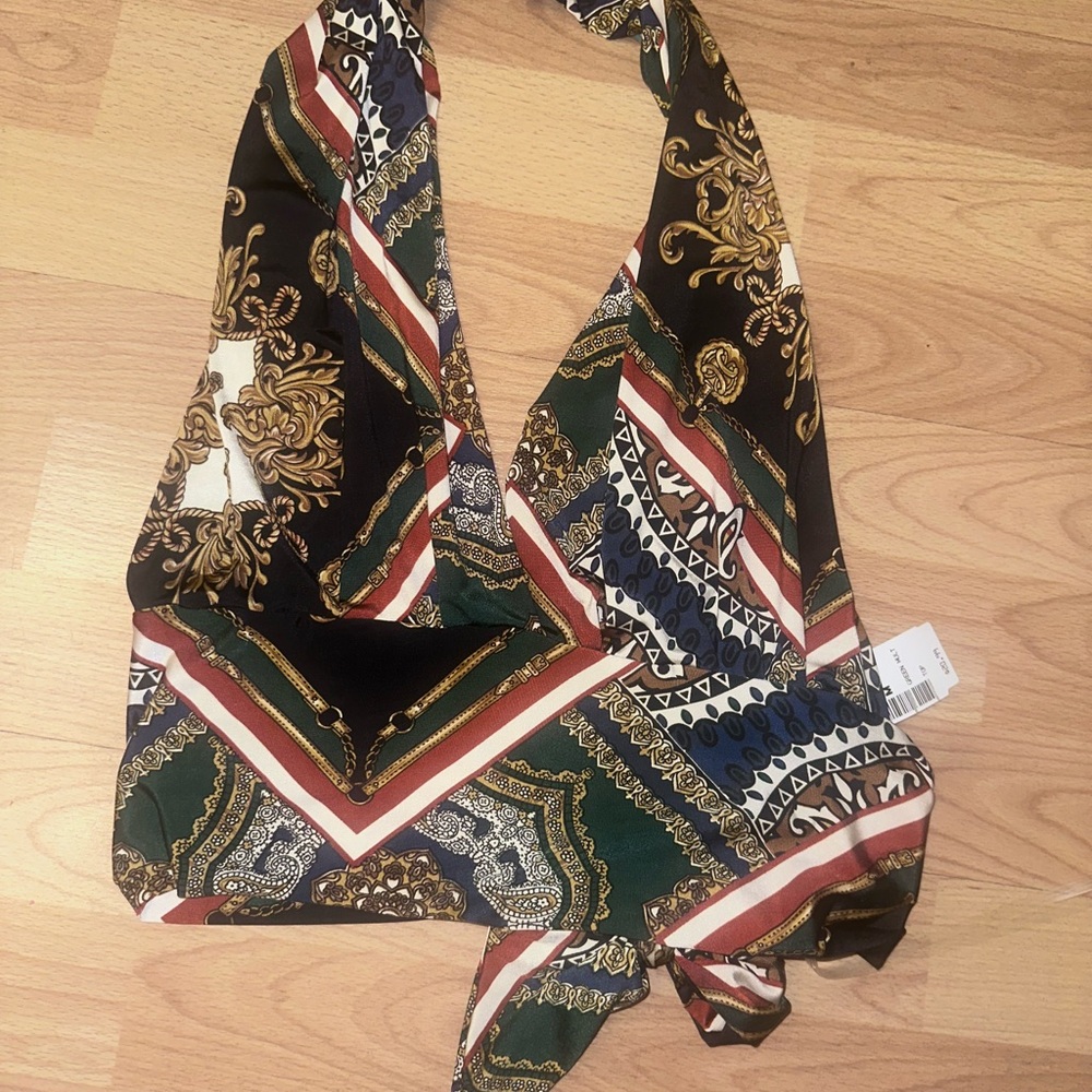 Elegant Multicolor halter top